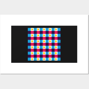 Poly Pride Flag (New Colors) - Minimalist - Pattern Posters and Art